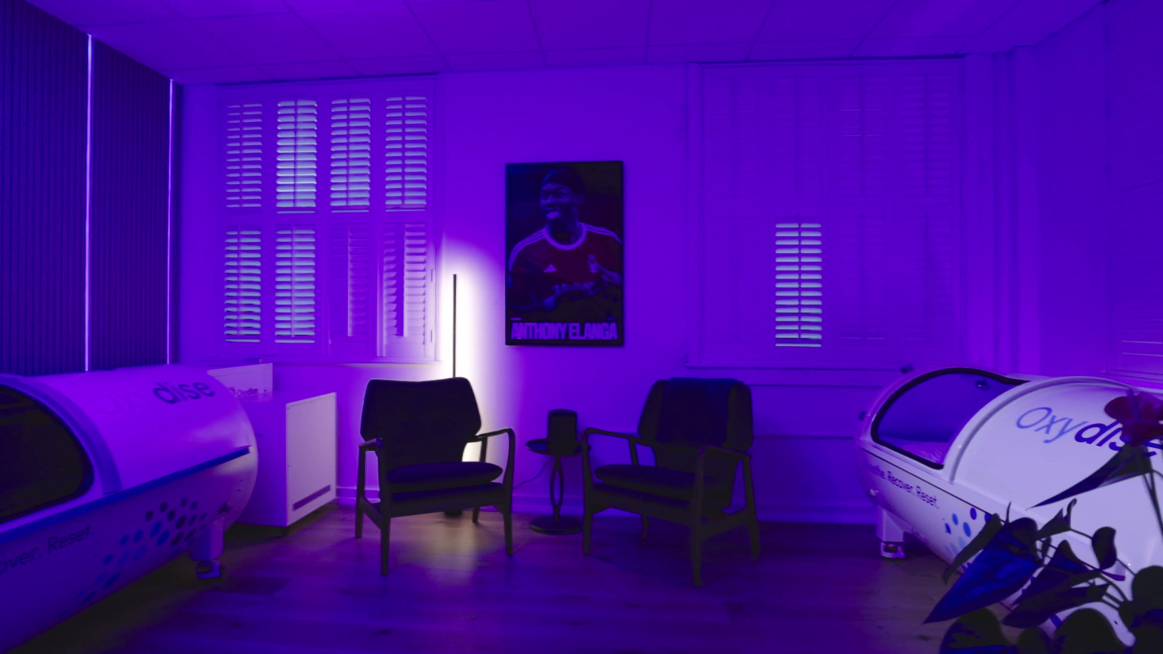 Chambers inside the Oxydise Wellness Lab