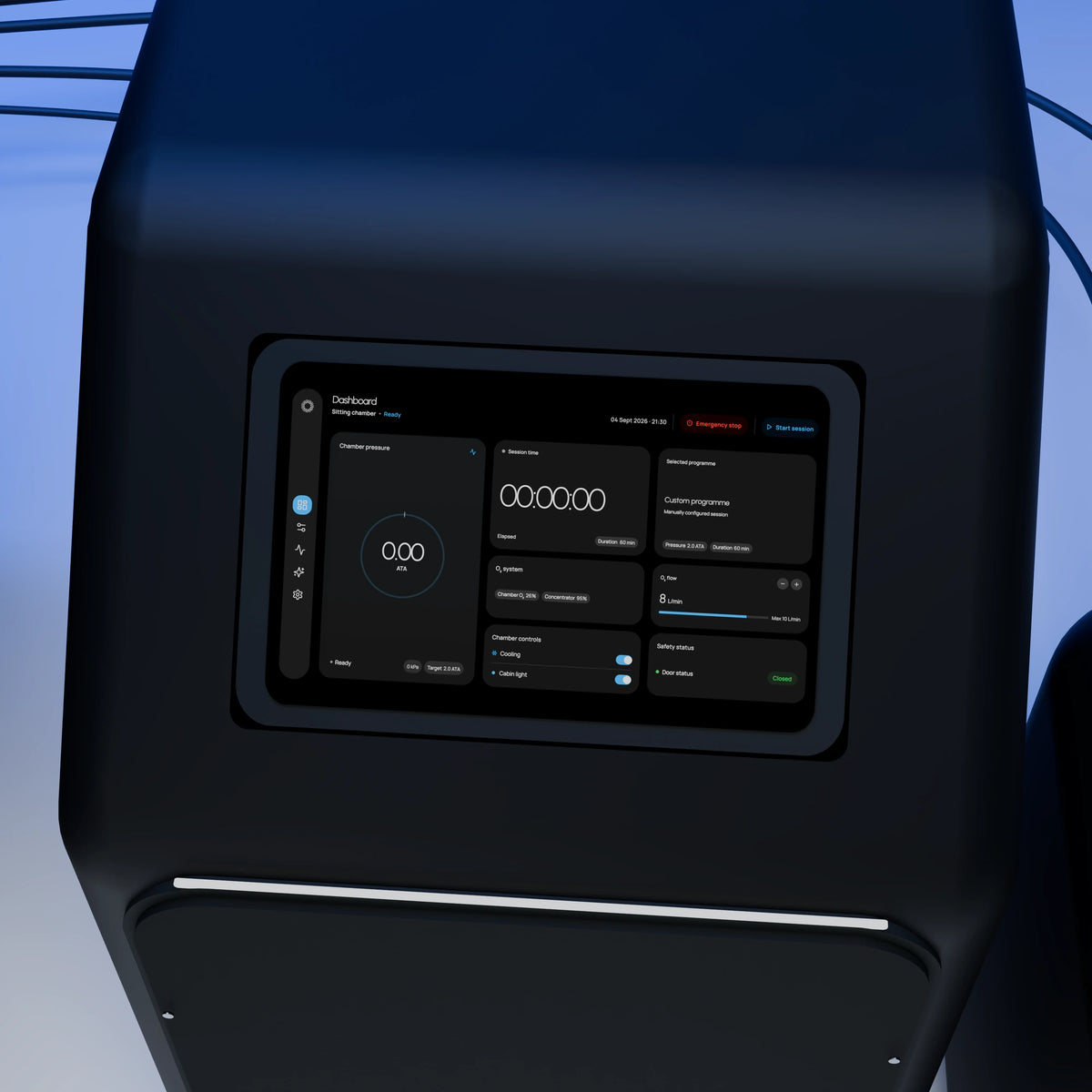 Seated Hardshell Chamber - 1.1 to 2.0 ATA (Pre-orders open)