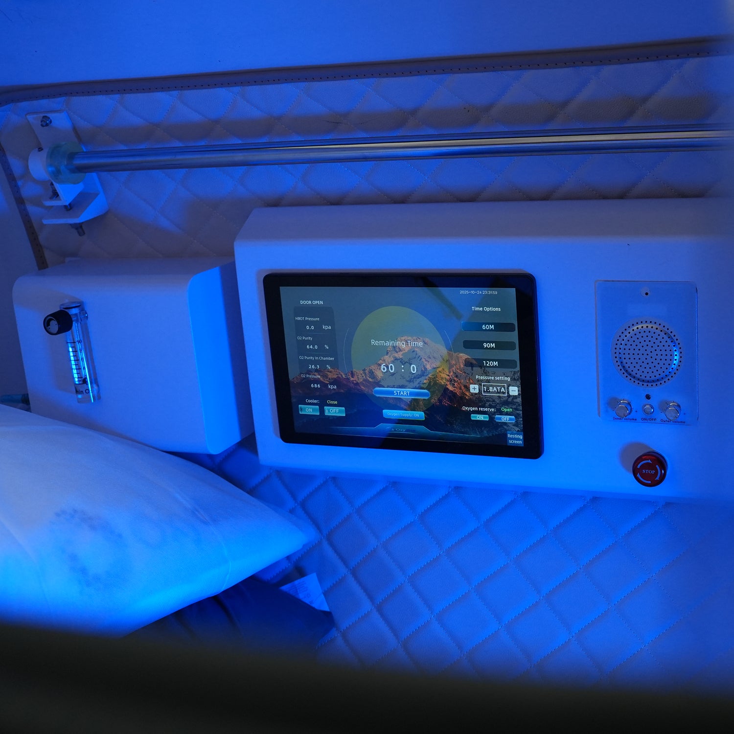 Hardshell Lying Chamber: 2 ATA for sale UK – Oxydise: Hyperbaric ...