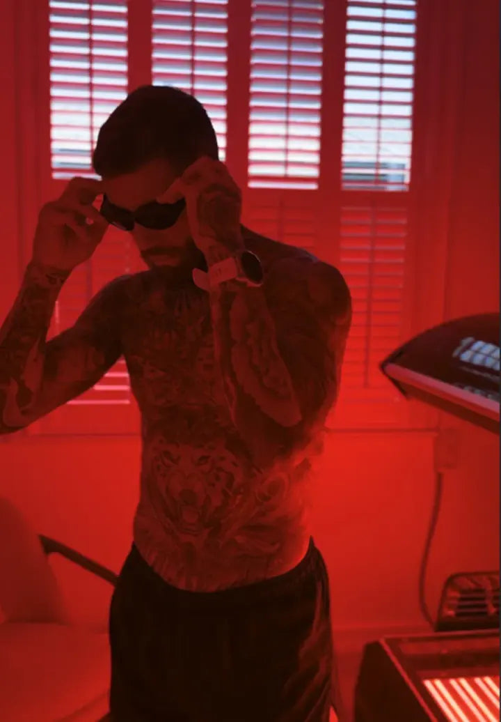 Jeremy McConnell using Red Light Therapy